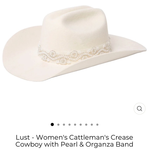 Cowgirl hat with pearl lining San Diego Hat Company